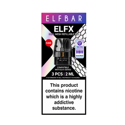 Elf Bar ELFX Replacement Pods - Vape Kingz