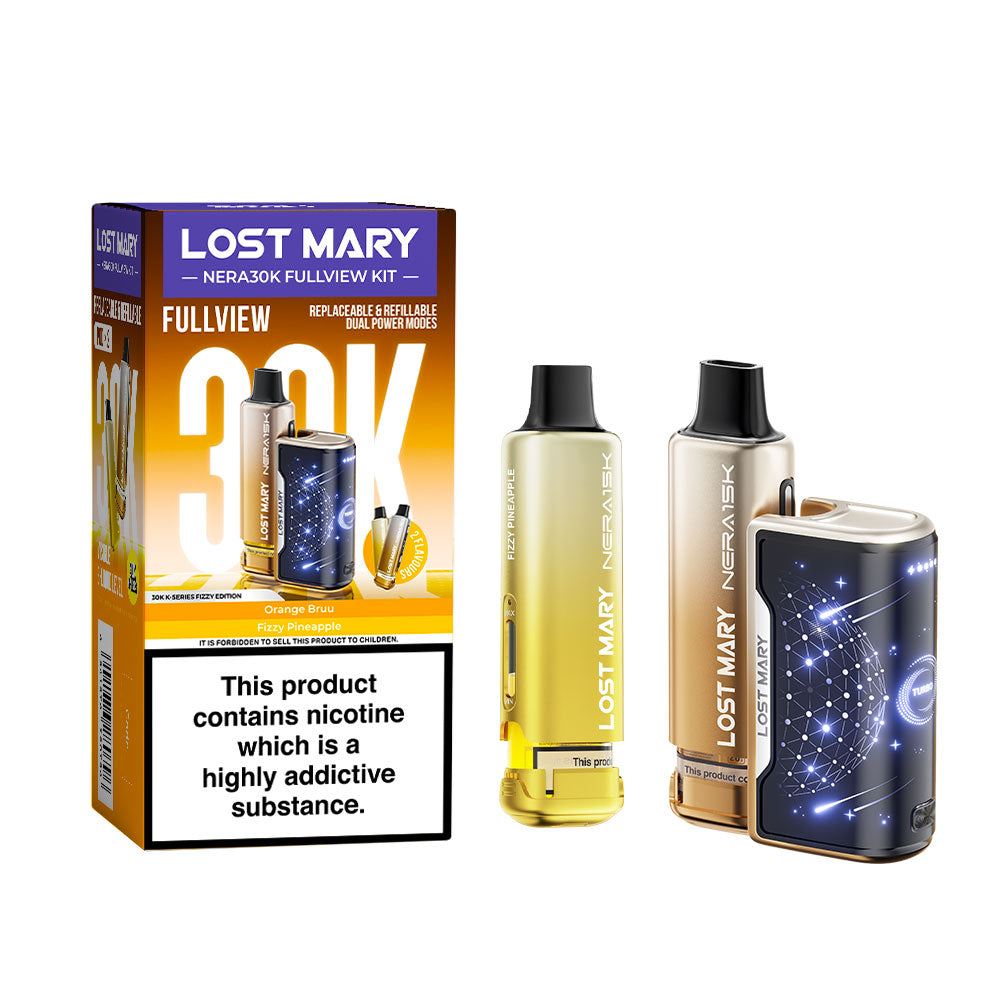 Lost Mary Nera 30K Fullview Prefilled Pod Kit - Vape Kingz