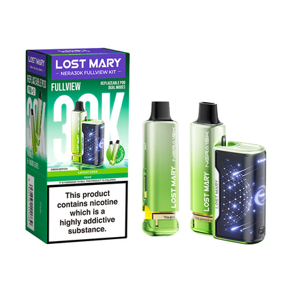 Lost Mary Nera 30K Fullview Prefilled Pod Kit - Vape Kingz