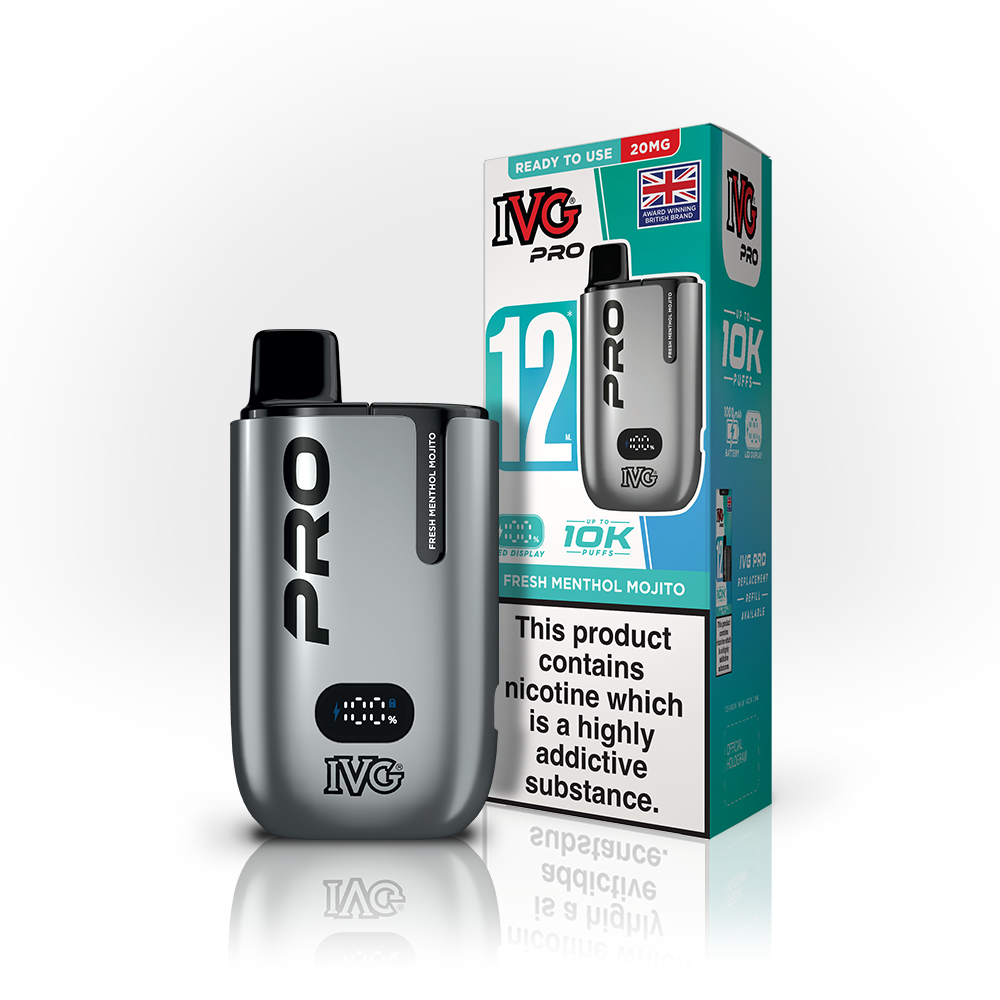 IVG Pro 12 Prefilled Pod Kit - Vape Kingz