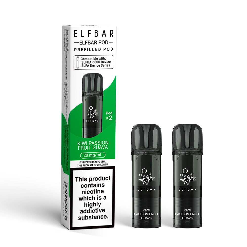 Elf Bar 600 Prefilled Pods 20mg 2 Pack - Vape Kingz