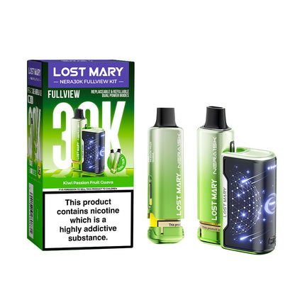 Lost Mary Nera 30K Fullview Prefilled Pod Kit - Vape Kingz