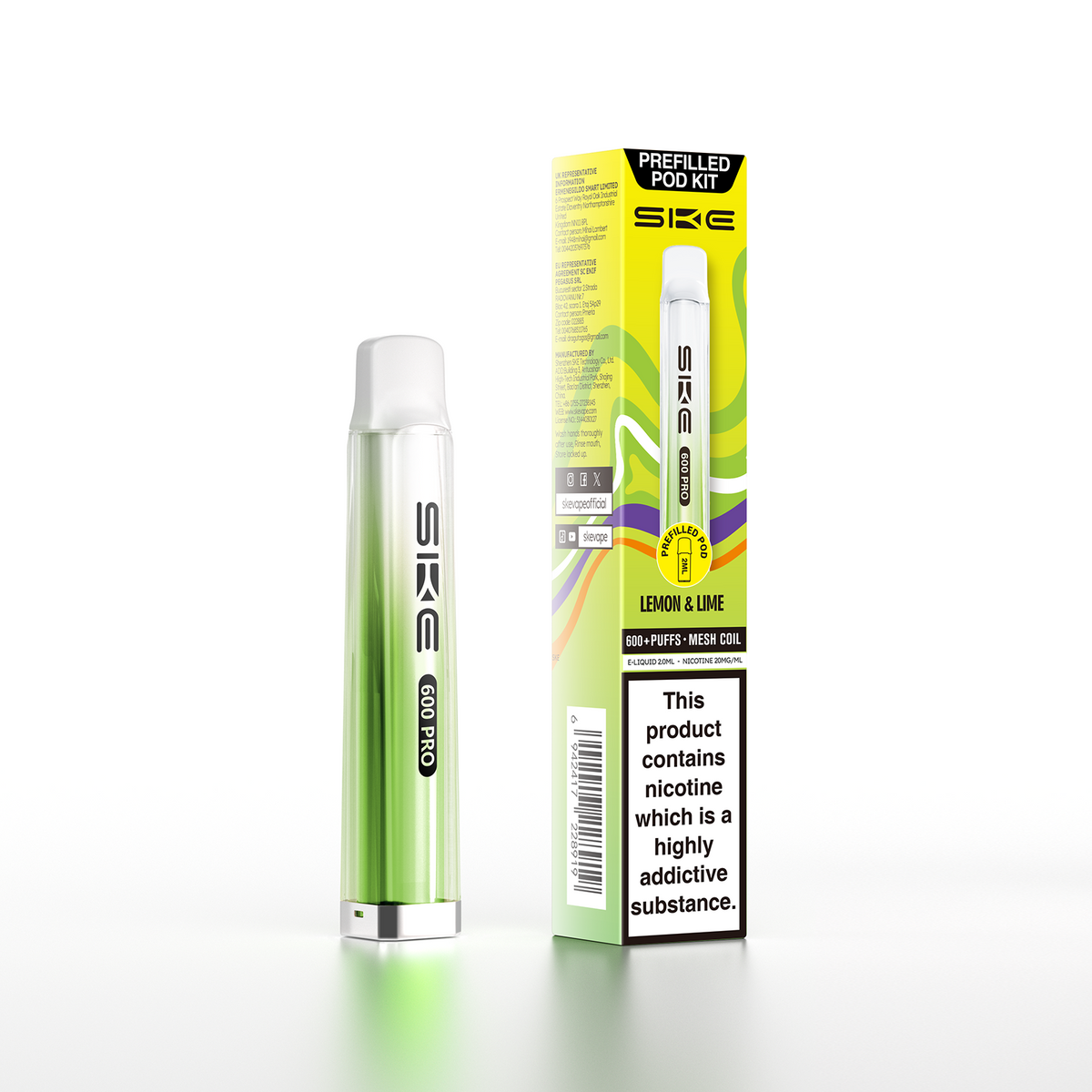 SKE 600 Pro Prefilled Pod Kit - Vape Kingz