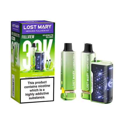 Lost Mary Nera 30K Fullview Prefilled Pod Kit - Vape Kingz
