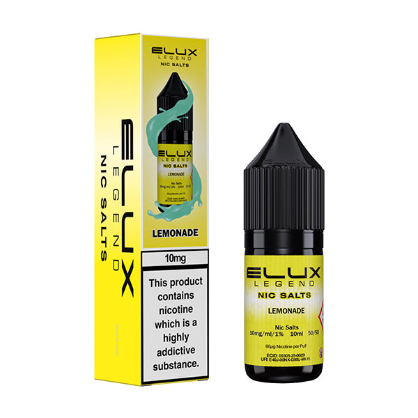 Lemonade Nic Salt E-Liquid by Elux Legend - Vape Kingz
