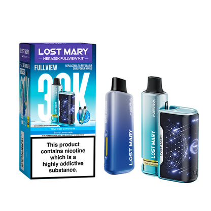 Lost Mary Nera 30K Fullview Prefilled Pod Kit - Vape Kingz