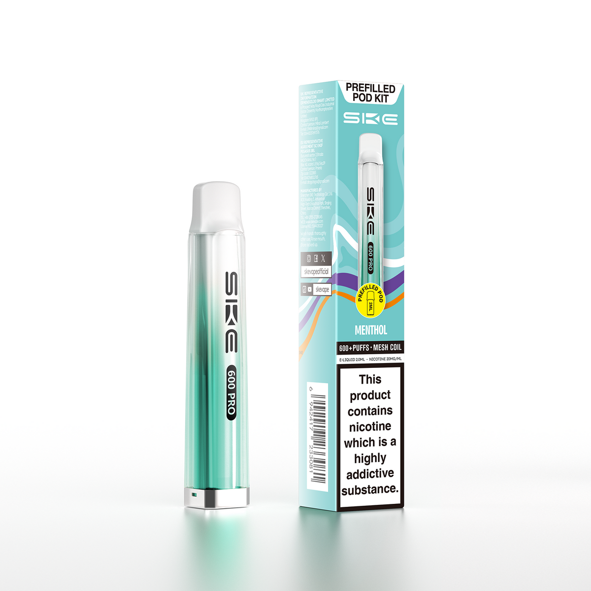 SKE 600 Pro Prefilled Pod Kit - Vape Kingz