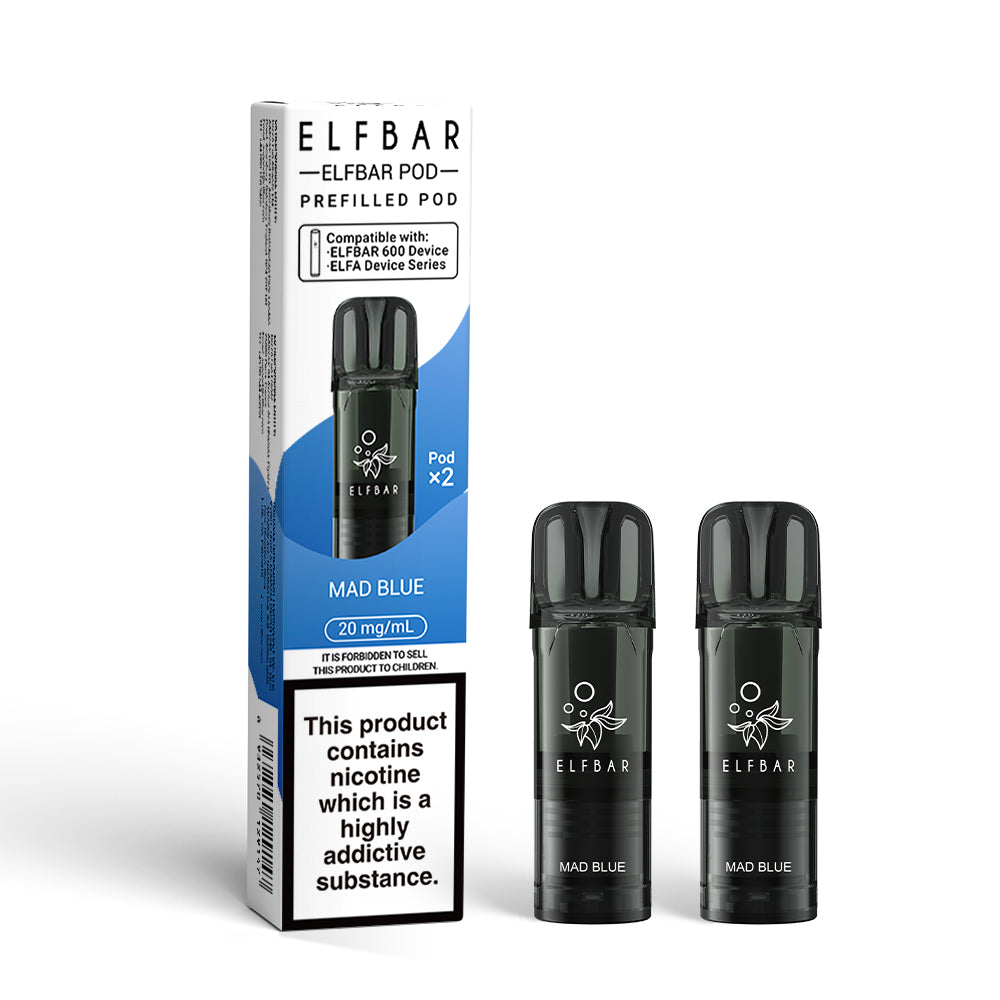 Elf Bar 600 Prefilled Pods 20mg 2 Pack - Vape Kingz