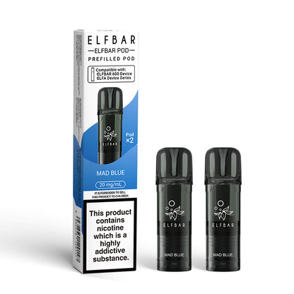 Elf Bar 600 Prefilled Pods 20mg 2 Pack - Vape Kingz