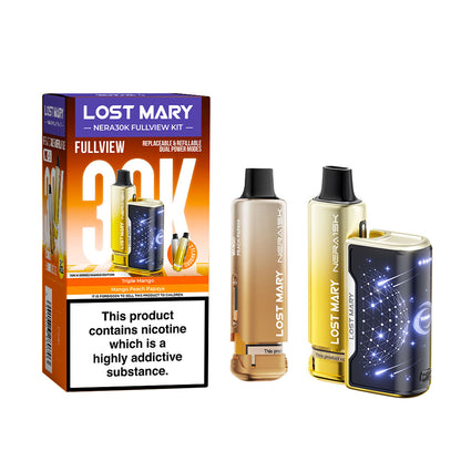 Lost Mary Nera 30K Fullview Prefilled Pod Kit - Vape Kingz