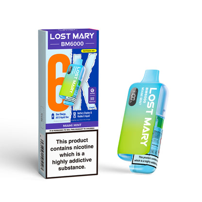 Lost Mary BM6000 Prefilled Pod Kit - Vape Kingz