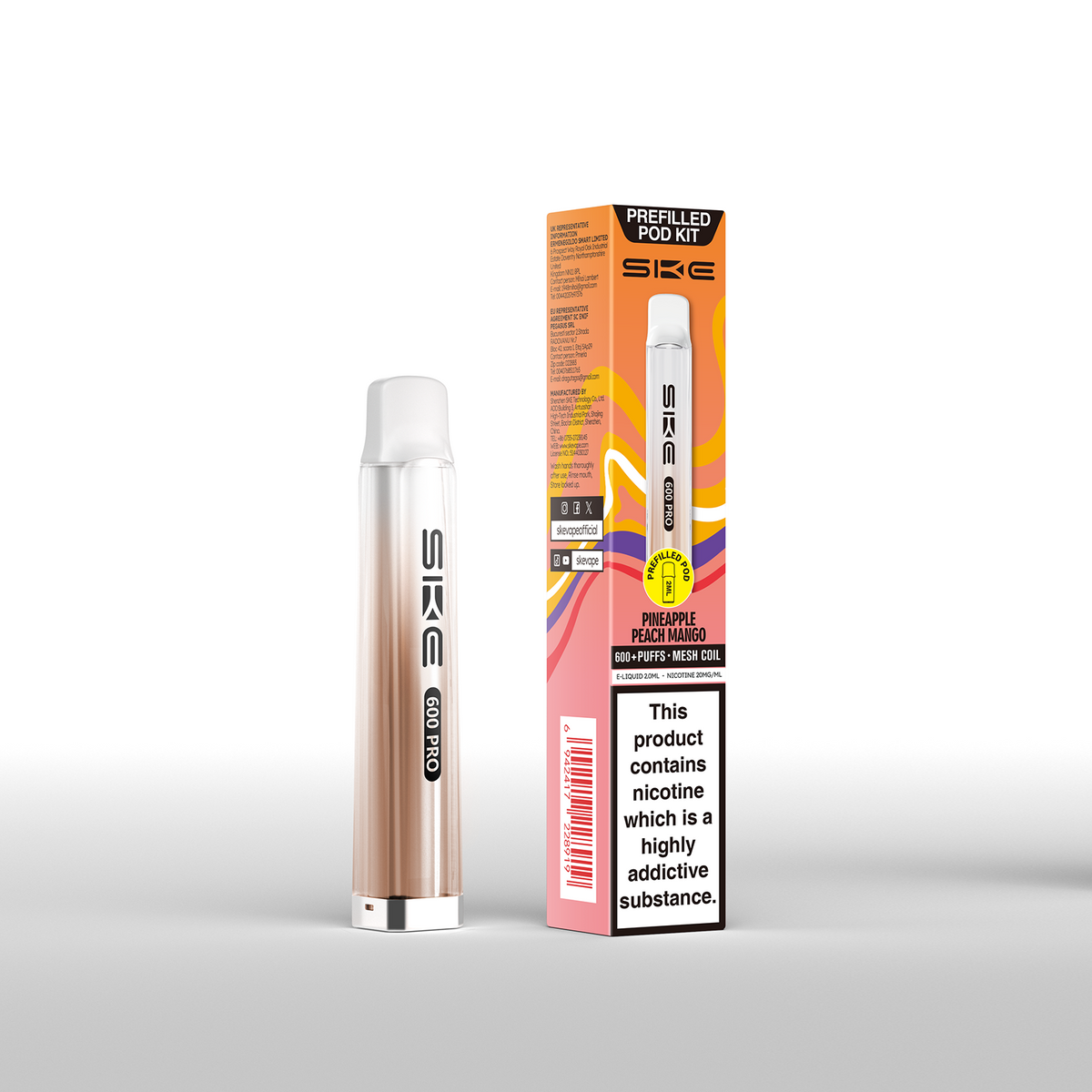 SKE 600 Pro Prefilled Pod Kit - Vape Kingz