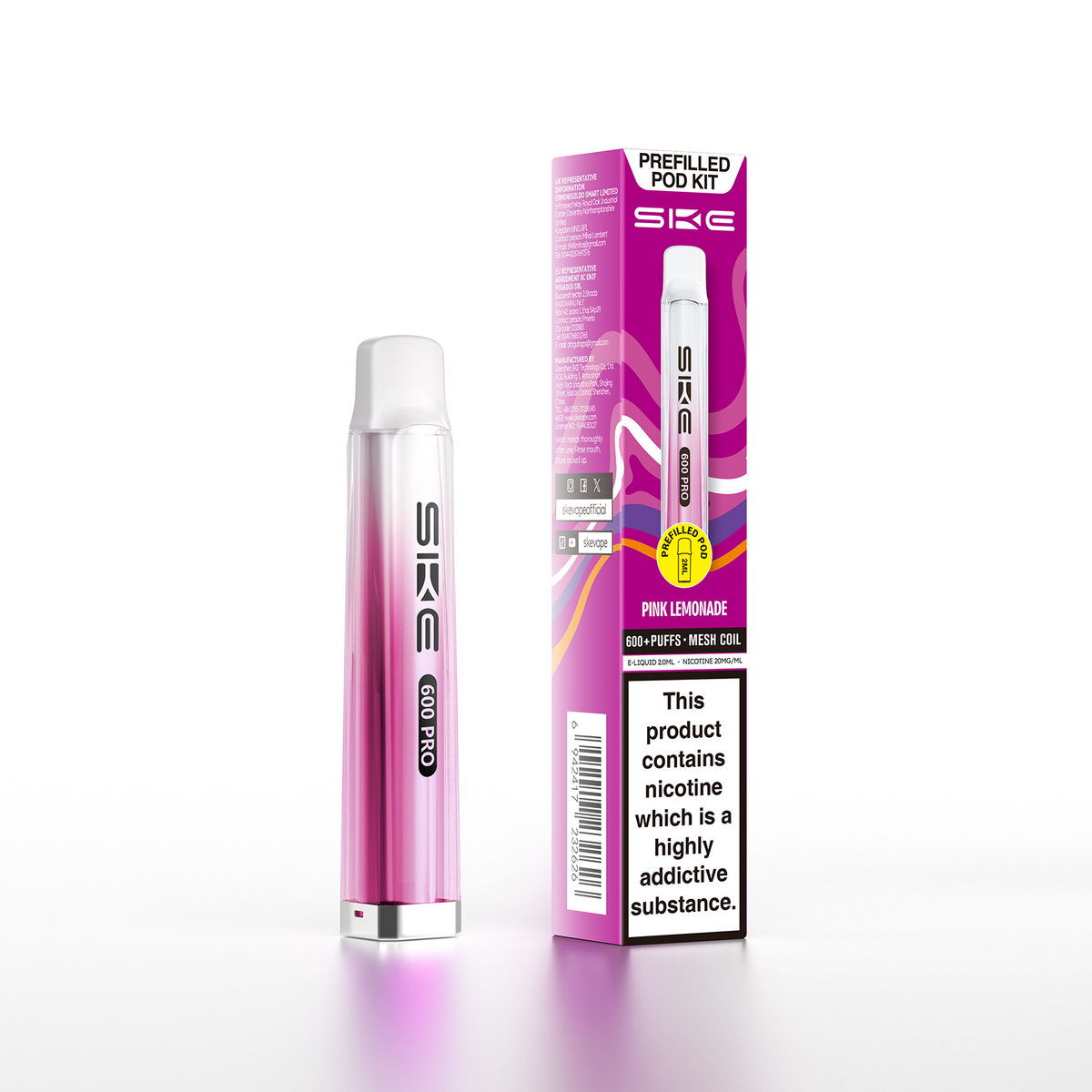 SKE 600 Pro Prefilled Pod Kit - Vape Kingz