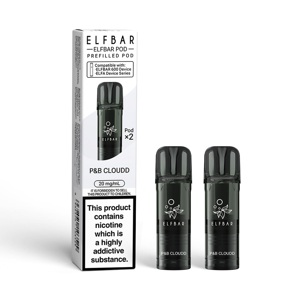 Elf Bar 600 Prefilled Pods 20mg 2 Pack - Vape Kingz