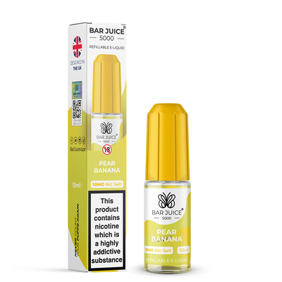 Pear Banana Nic Salt E-Liquid by Bar Juice 5000 - Vape Kingz
