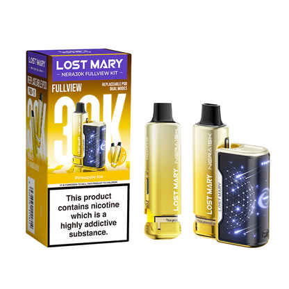 Lost Mary Nera 30K Fullview Prefilled Pod Kit - Vape Kingz