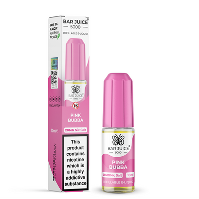 Pink Bubba Nic Salt E-Liquid by Bar Juice 5000 - Vape Kingz