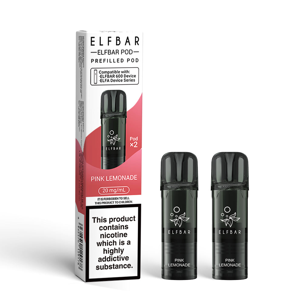 Elf Bar 600 Prefilled Pods 20mg 2 Pack - Vape Kingz
