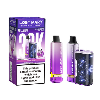 Lost Mary Nera 30K Fullview Prefilled Pod Kit - Vape Kingz