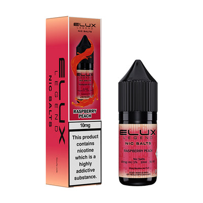 Raspberry Peach Nic Salt E-Liquid by Elux Legend - Vape Kingz