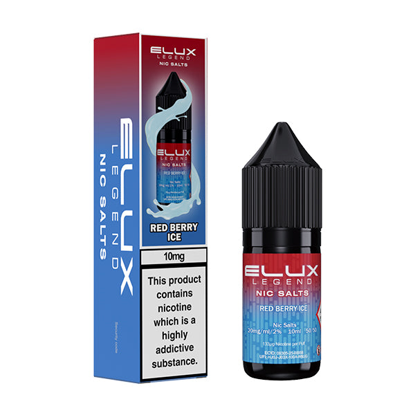 Red Berry Ice Nic Salt E-Liquid by Elux Legend - Vape Kingz