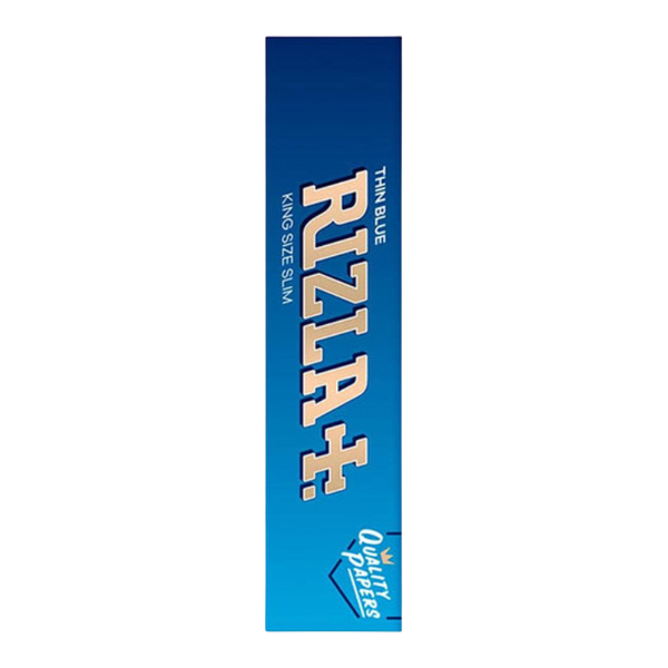 RIZLA+ Thin Blue Papers - Vape Kingz