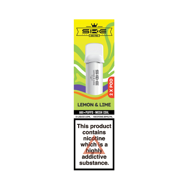 SKE 600 Pro Prefilled Pods 20mg 2 Pack - Vape Kingz