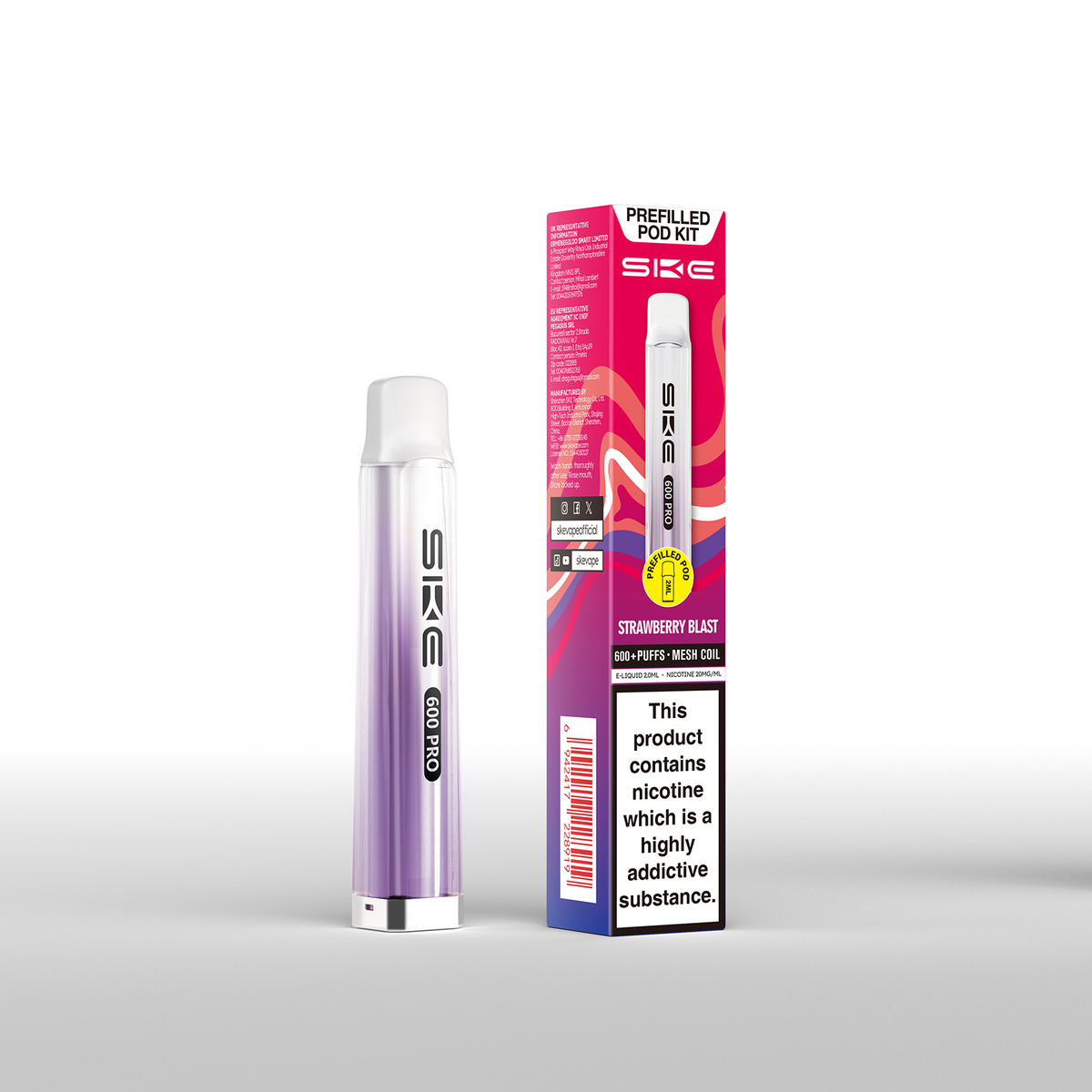 SKE 600 Pro Prefilled Pod Kit - Vape Kingz