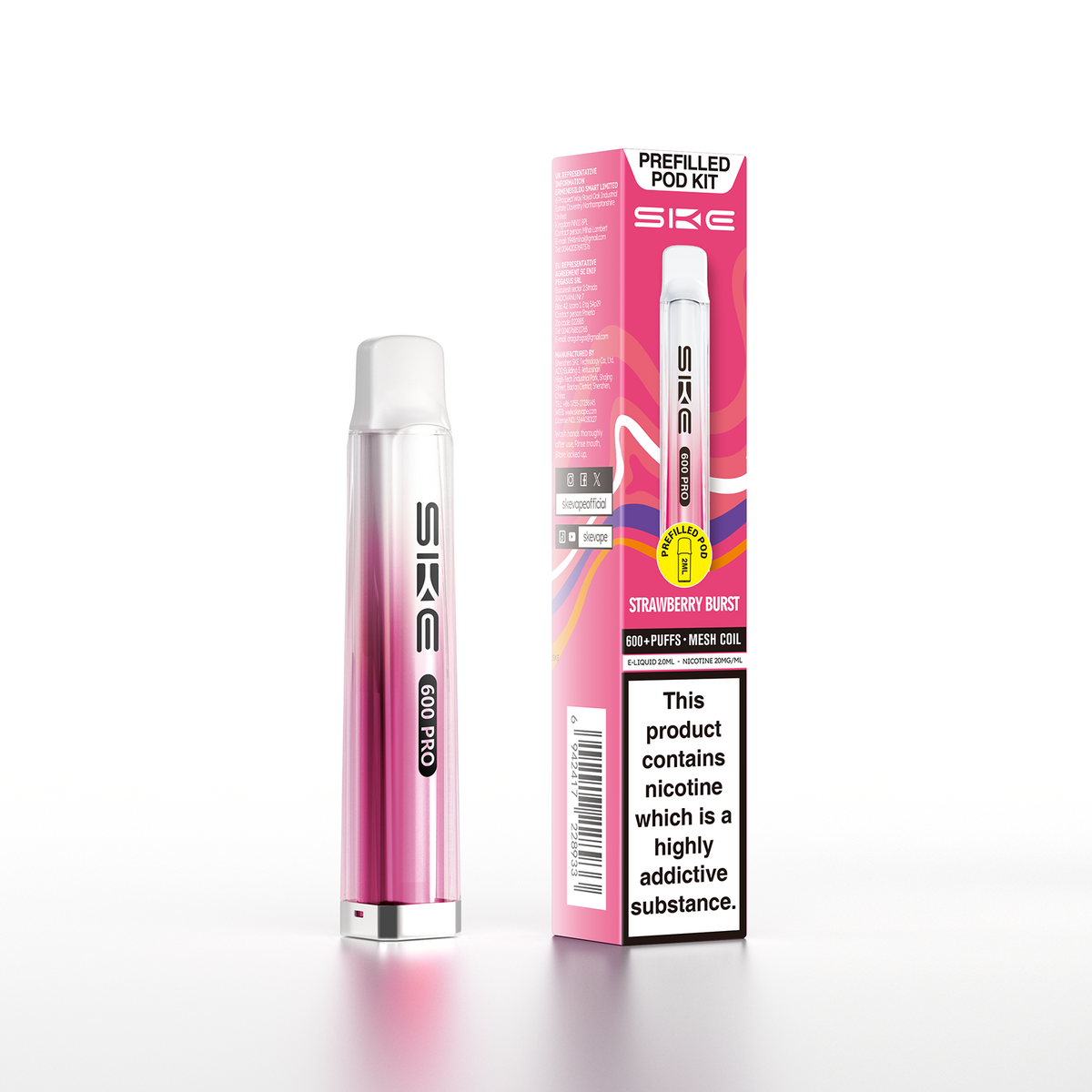 SKE 600 Pro Prefilled Pod Kit - Vape Kingz