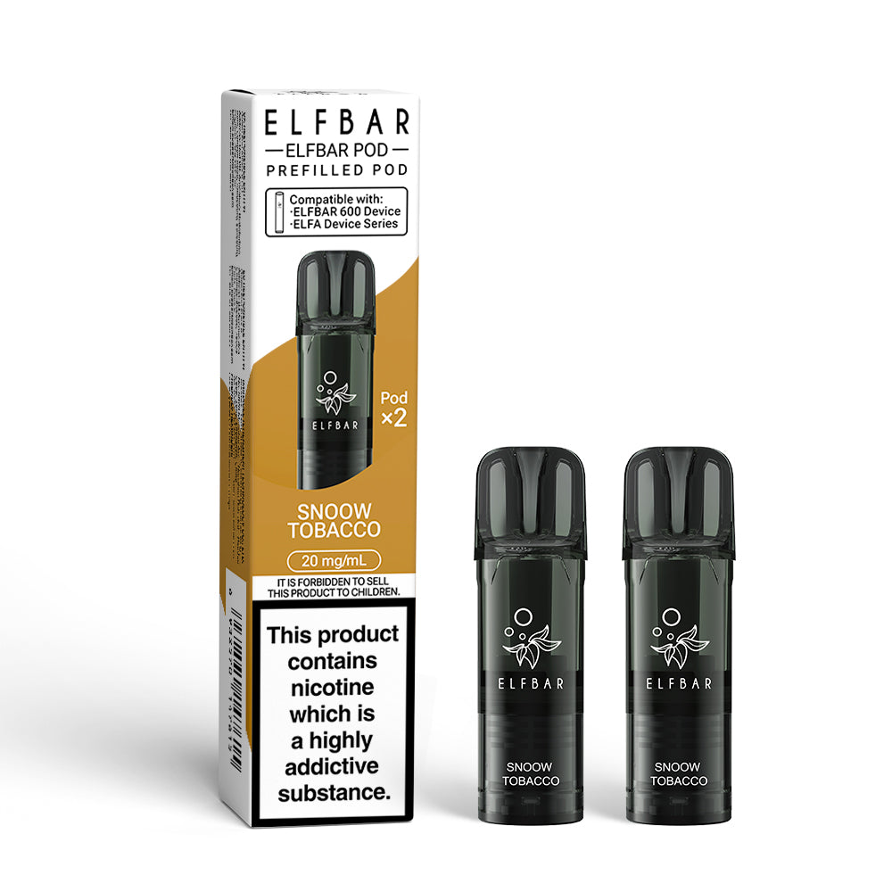 Elf Bar 600 Prefilled Pods 20mg 2 Pack - Vape Kingz