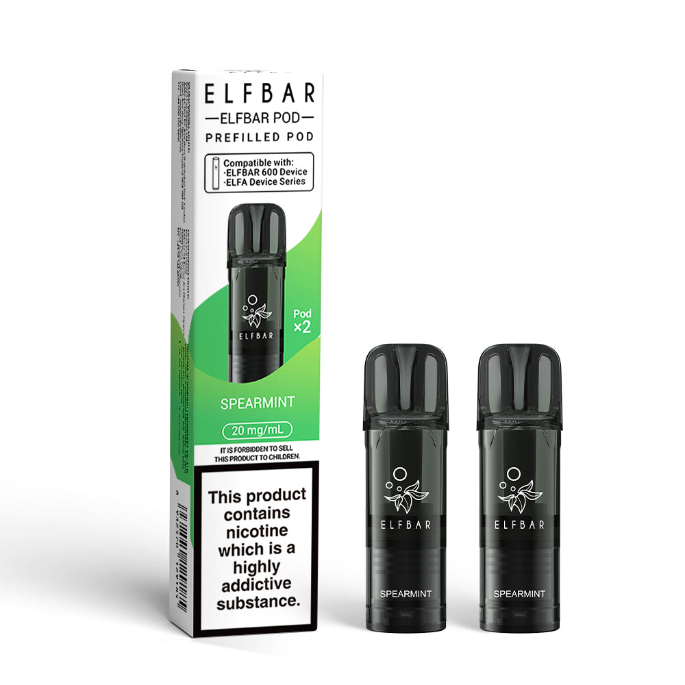 Elf Bar 600 Prefilled Pods 20mg 2 Pack - Vape Kingz