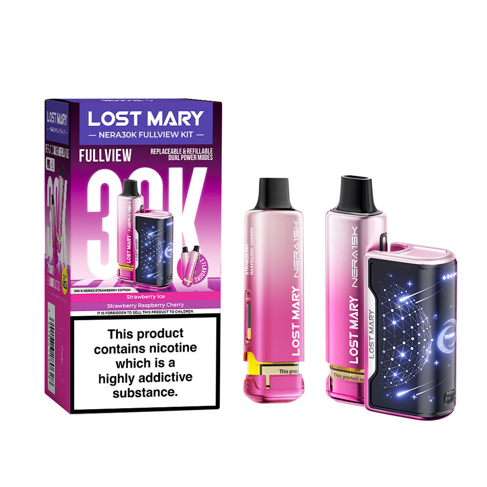 Lost Mary Nera 30K Fullview Prefilled Pod Kit - Vape Kingz