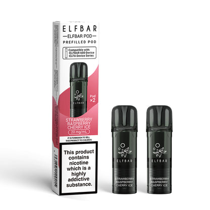 Elf Bar 600 Prefilled Pods 20mg 2 Pack - Vape Kingz