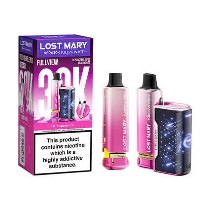 Lost Mary Nera 30K Fullview Prefilled Pod Kit - Vape Kingz