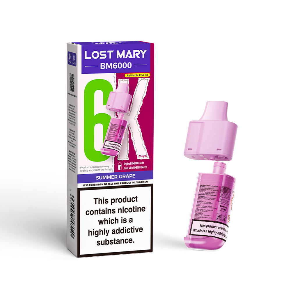 Lost Mary BM6000 Prefilled Pods - Vape Kingz