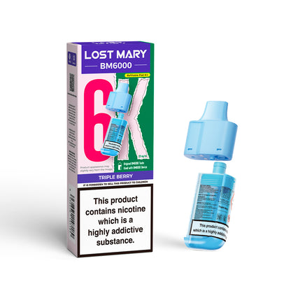 Lost Mary BM6000 Prefilled Pods - Vape Kingz