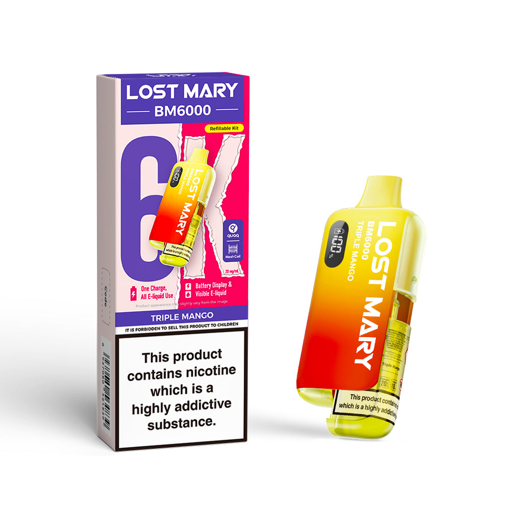 Lost Mary BM6000 Prefilled Pod Kit - Vape Kingz