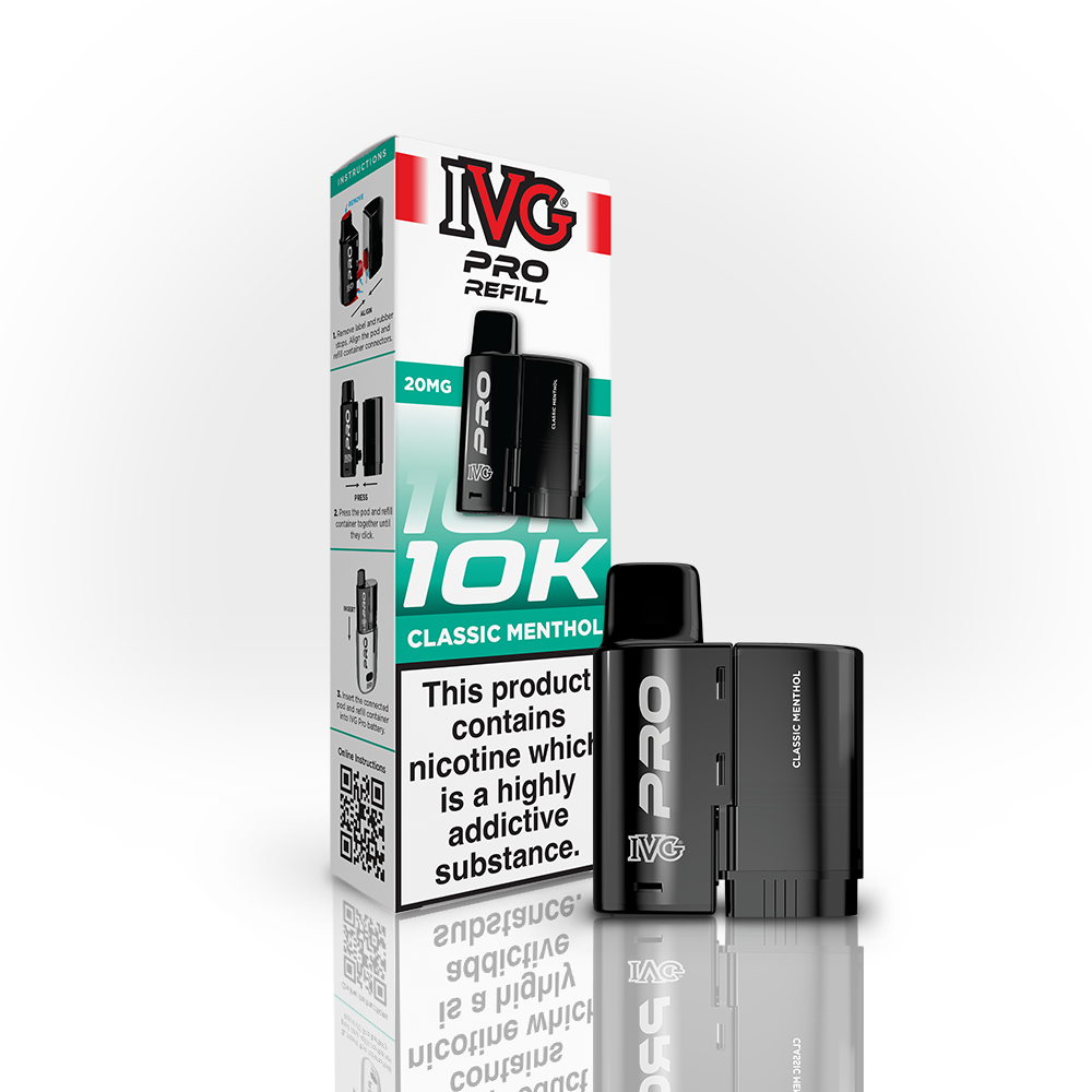 IVG Pro 12 20mg Prefilled Pods - Vape Kingz