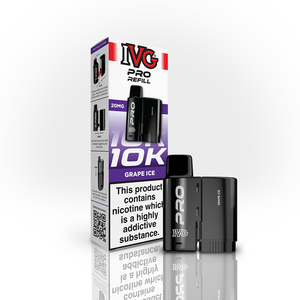 IVG Pro 12 20mg Prefilled Pods - Vape Kingz