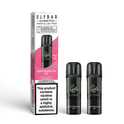 Elf Bar 600 Prefilled Pods 20mg 2 Pack - Vape Kingz
