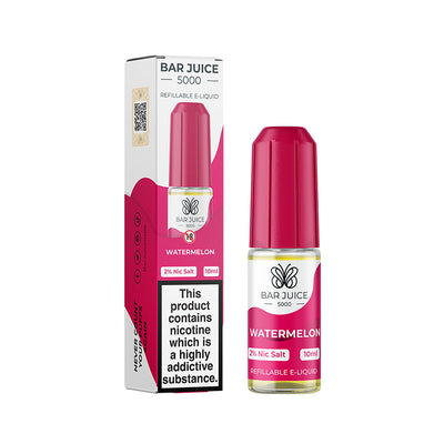 Watermelon Nic Salt E-Liquid by Bar Juice 5000 - Vape Kingz