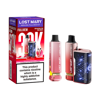 Lost Mary Nera 30K Fullview Prefilled Pod Kit - Vape Kingz
