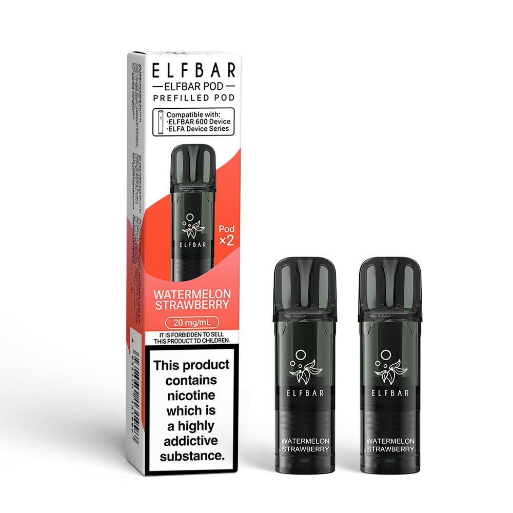 Elf Bar 600 Prefilled Pods 20mg 2 Pack - Vape Kingz
