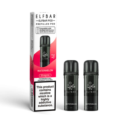 Elf Bar 600 Prefilled Pods 20mg 2 Pack - Vape Kingz