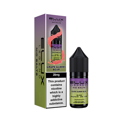 Grape Gummy Bear Nic Salt E-Liquid by Elux Legend