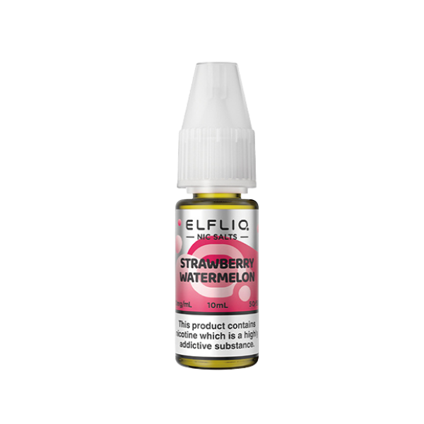 Strawberry Watermelon Nic Salt E-Liquid by Elf Bar Elfliq - Vape Kingz