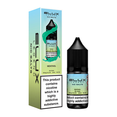 Menthol Nic Salt E-Liquid by Elux Legend - Vape Kingz