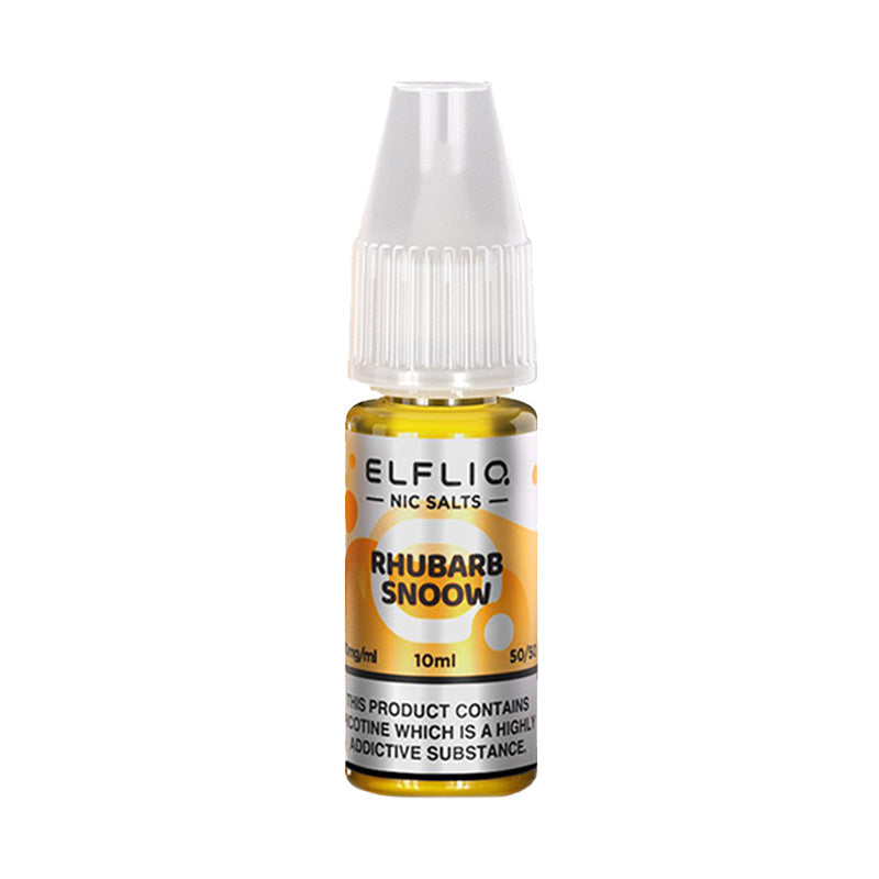 Rhubarb Snoow Nic Salt E-Liquid by Elf Bar Elfliq