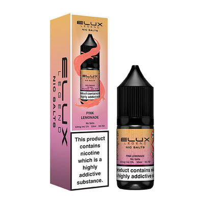 Pink Lemonade Nic Salt E-Liquid by Elux Legend - Vape Kingz