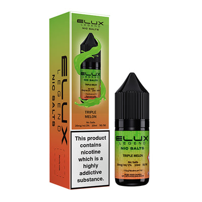 Triple Melon Nic Salt E-Liquid by Elux Legend - Vape Kingz
